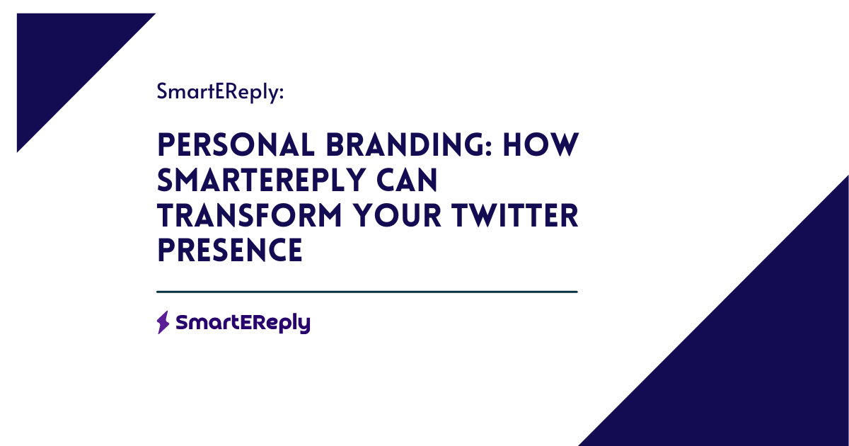 Discover how to leverage Smartereply for effective personal branding on Twitter. Learn strategies for building a strong brand identity, crafting impactful content, and engaging with your audience.